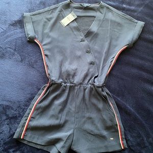 TOMMY HILFIGER NWT navy blue romper